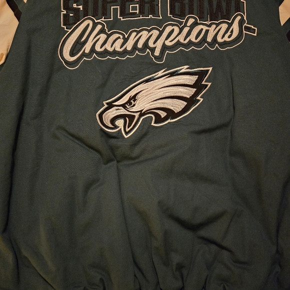 100% AUTHENTIC PHILA. EAGLES CHAMPIONSHIP JACKET - Picture 2 of 11